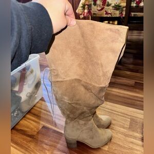 Rue21 Tan Over the Knee Boots